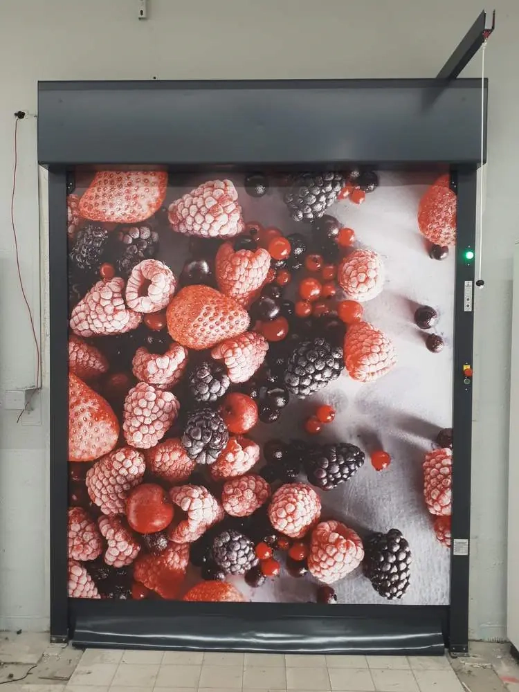 Installation d'une porte souple automatique à Colomiers